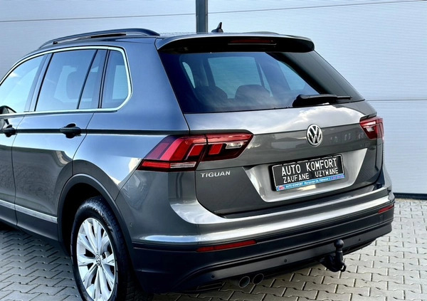 Volkswagen Tiguan cena 92999 przebieg: 159965, rok produkcji 2018 z Lędziny małe 781